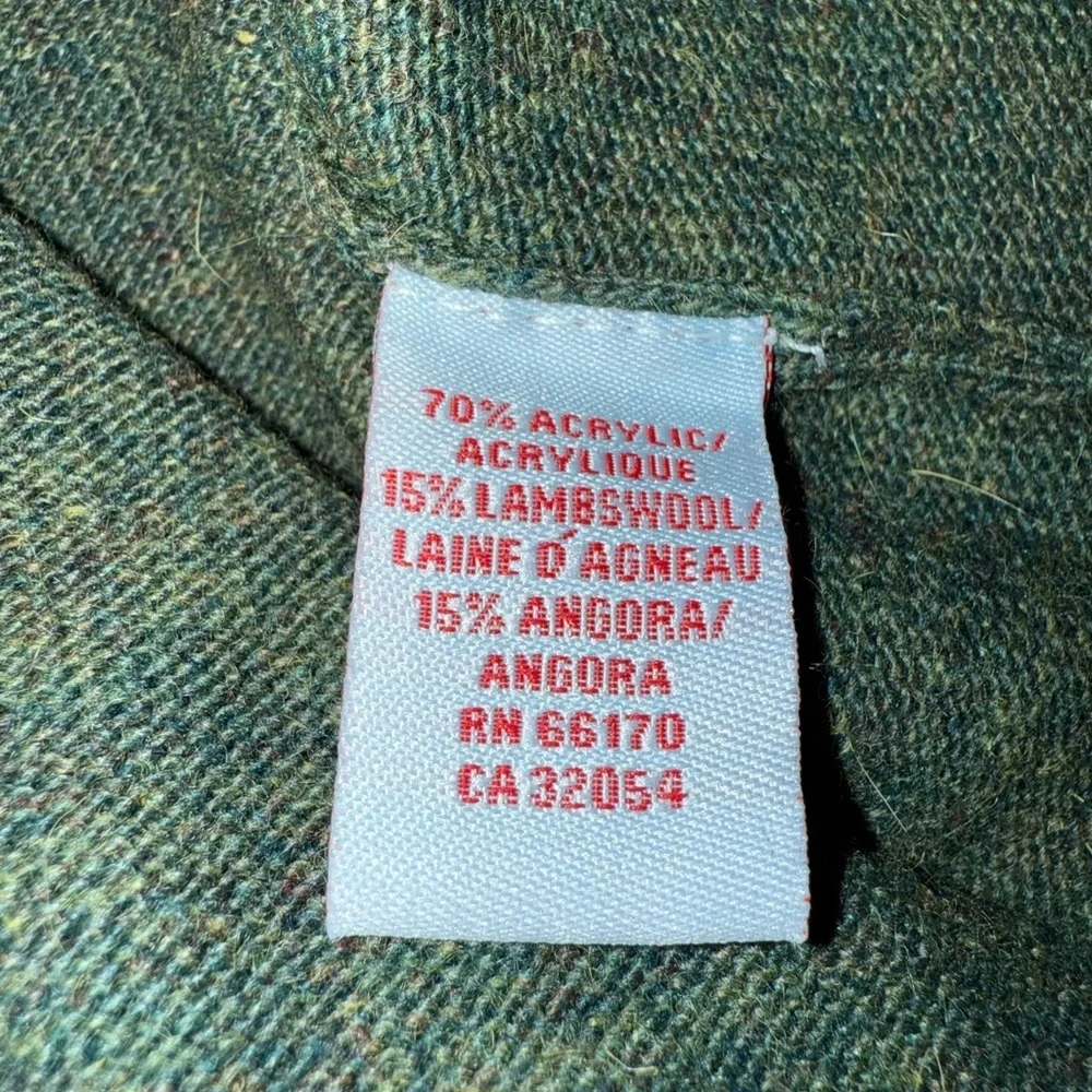 Urban Outfitters BDG Women’s Wool Blend 5 Button Henley Heathered Green Med - Picture 5 of 7